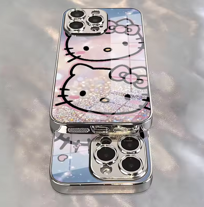 Hello Kitty Bling Mirror Case For Samsung A Series