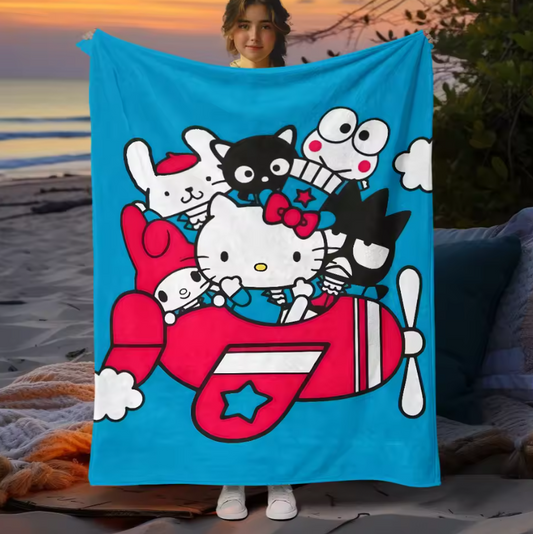 Sanrio Hello Kitty Throw Blanket