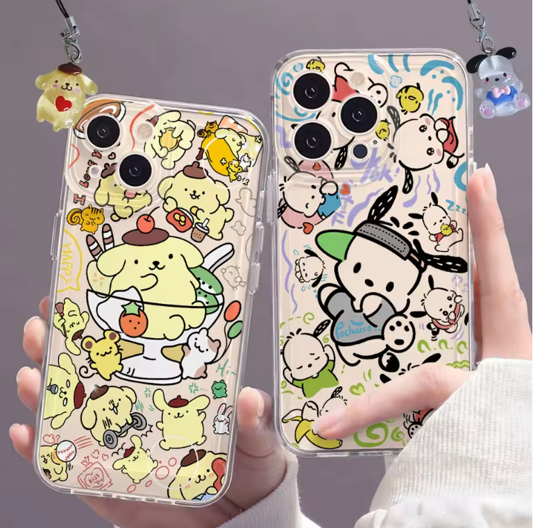 pochacco and purin iPhone case
