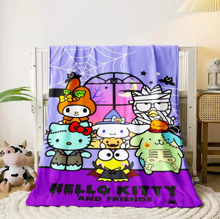 Hello Kitty Halloween Blanket