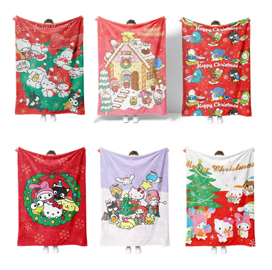 🎄 Sanrio Christmas Flannel Blanket🎄