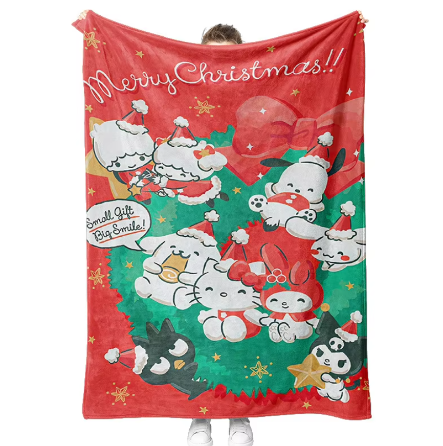 🎄 Sanrio Christmas Flannel Blanket🎄