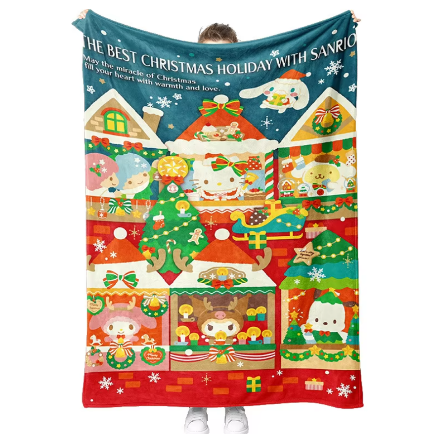 🎄 Sanrio Christmas Flannel Blanket🎄