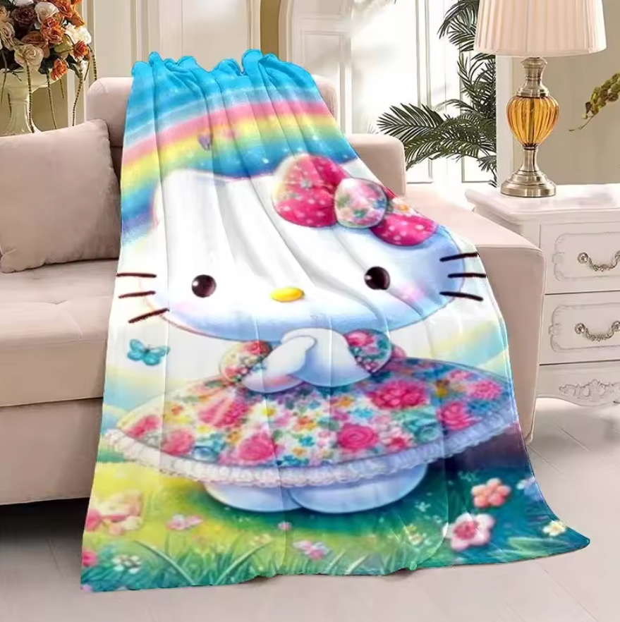 Hello Kitty Blanket Various Colors & Sizes