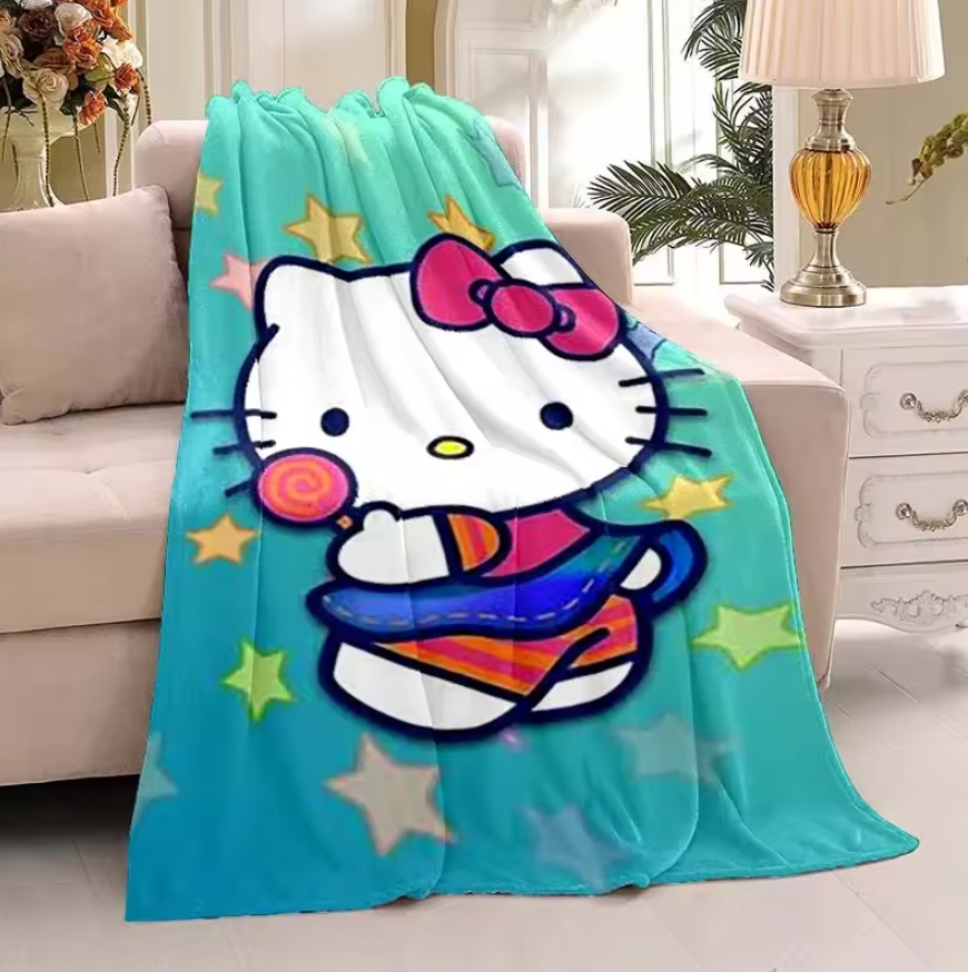 Hello Kitty Blanket Various Colors & Sizes