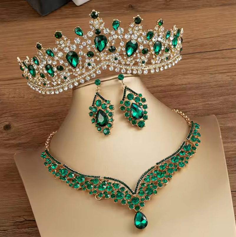 Headpieces For Wedding green set