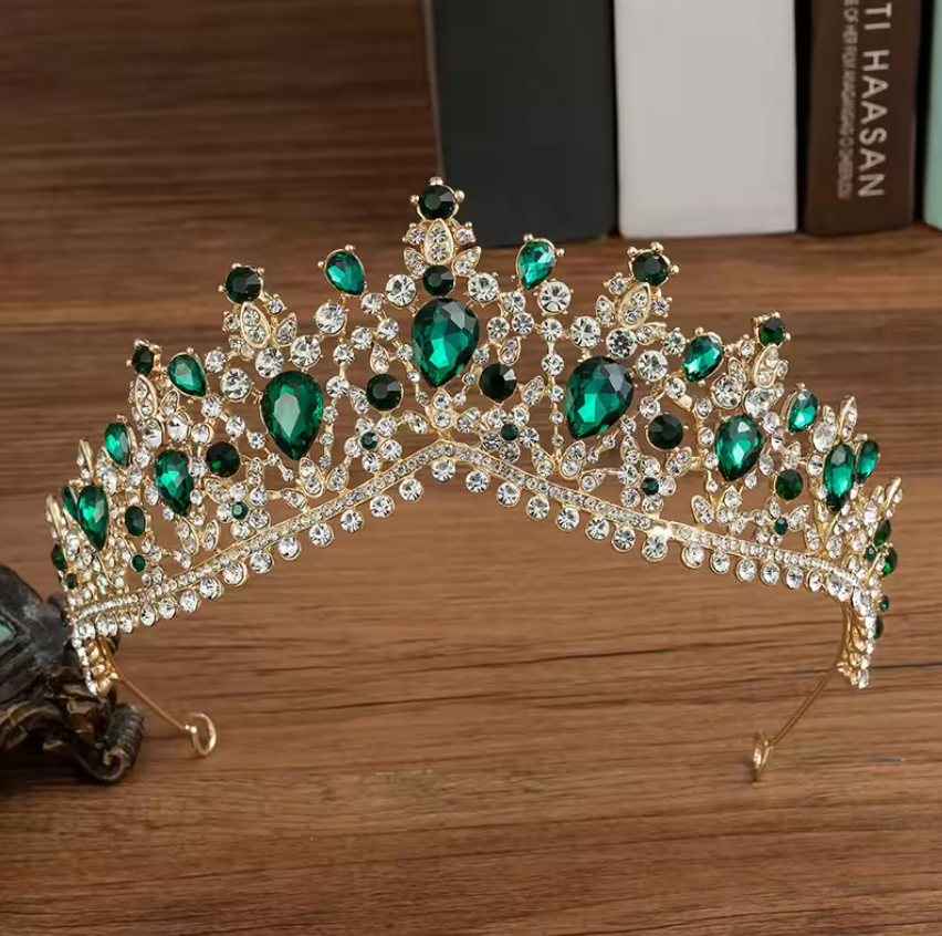 Headpieces For Wedding green tiara