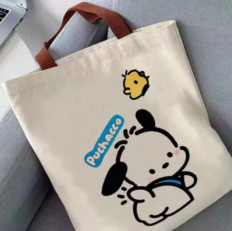 Pochacco Tote Bag – Spacious & Adorable for Everyday Use