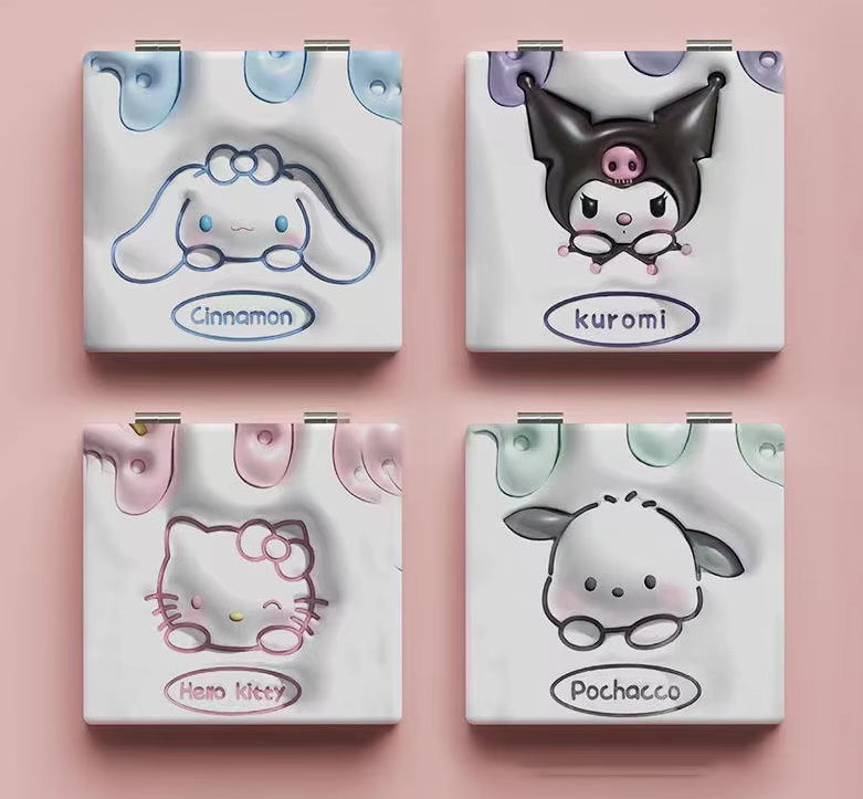 Sanrio Family Members Makeup Mirror all characters