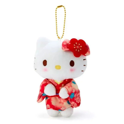 Hello Kitty Sakura Kimono Plush Keychain