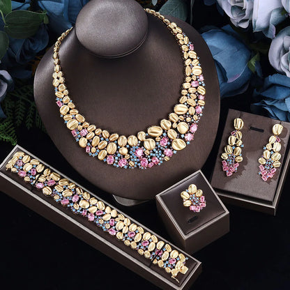 Heavy AAA CZ Bridal Jewelry Set