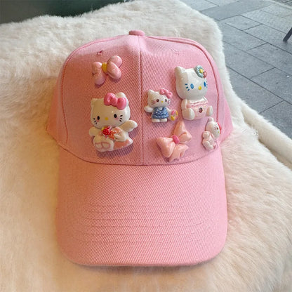 Cute Hello Kitty 3D Cap