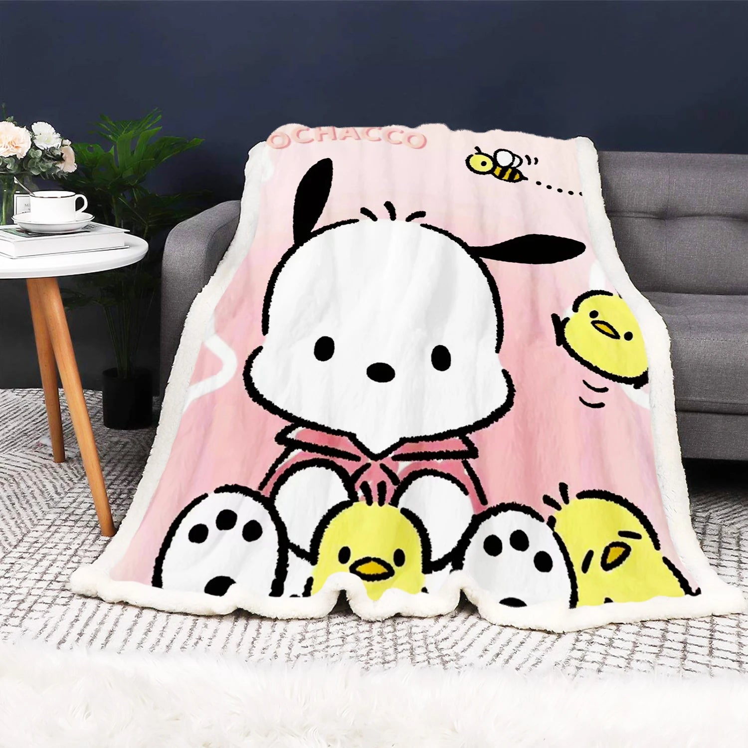 Pochacco Cozy in Blanket