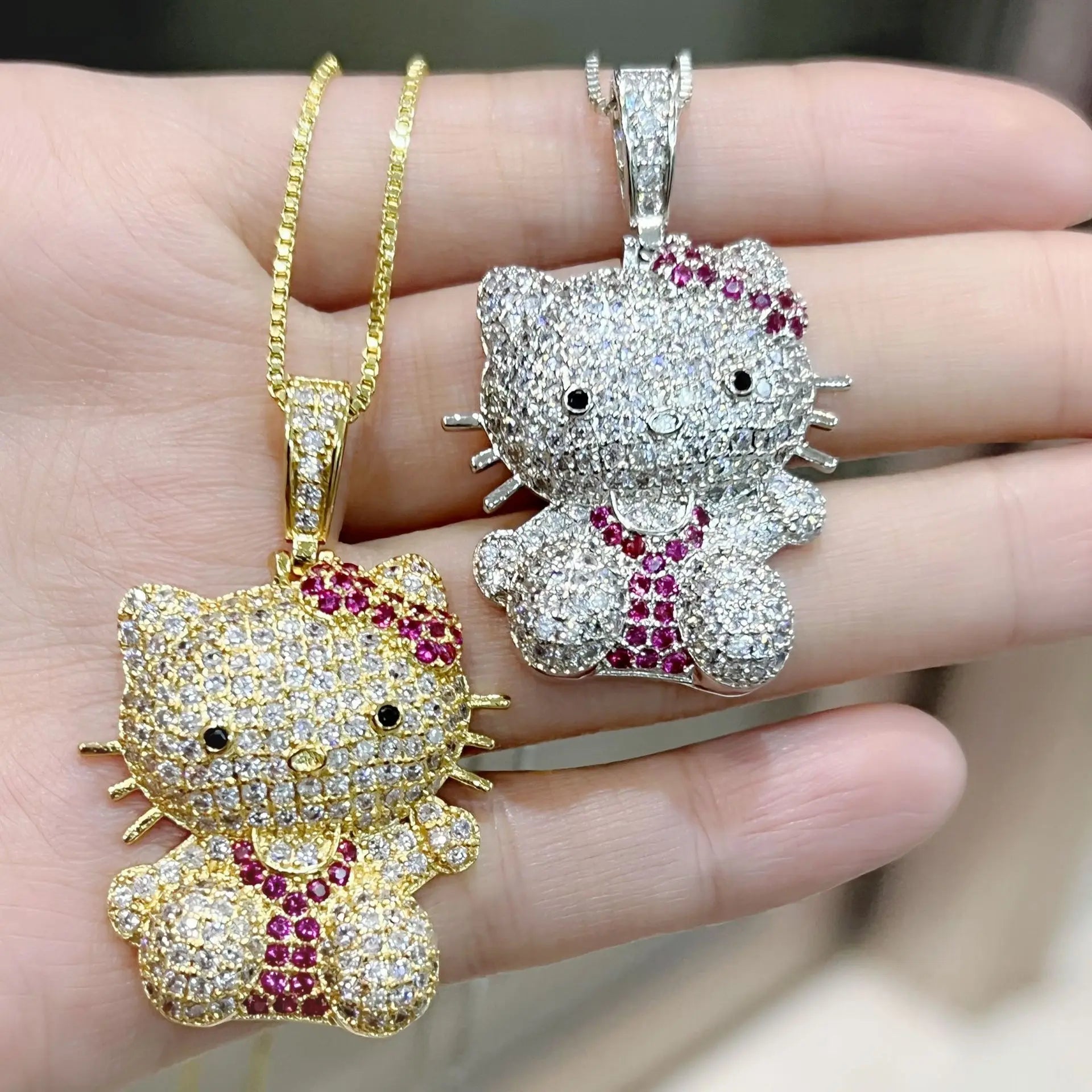 Sanrio Iced Out Bling Necklace