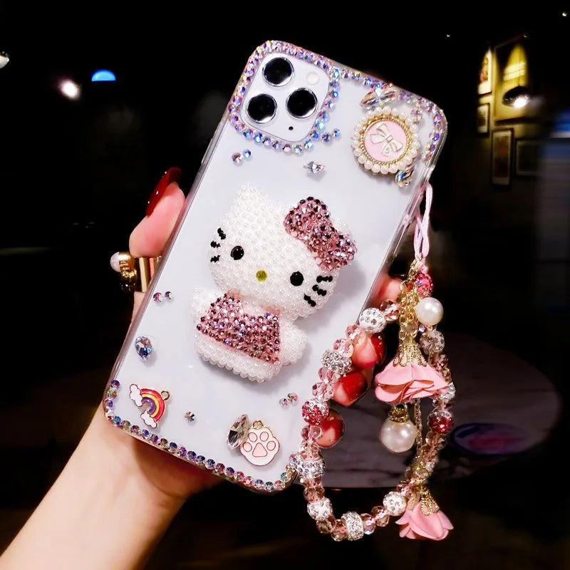 Hello Kitty Bling S22 Samsung Case