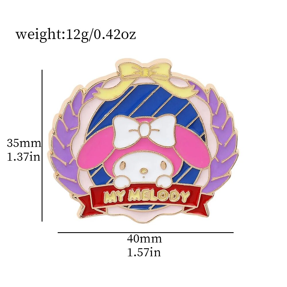 Kawaii Sanrio Christmas Lapel Pins