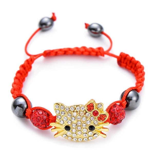 Hello Kitty Sanrio Diamond Beads Bracelet