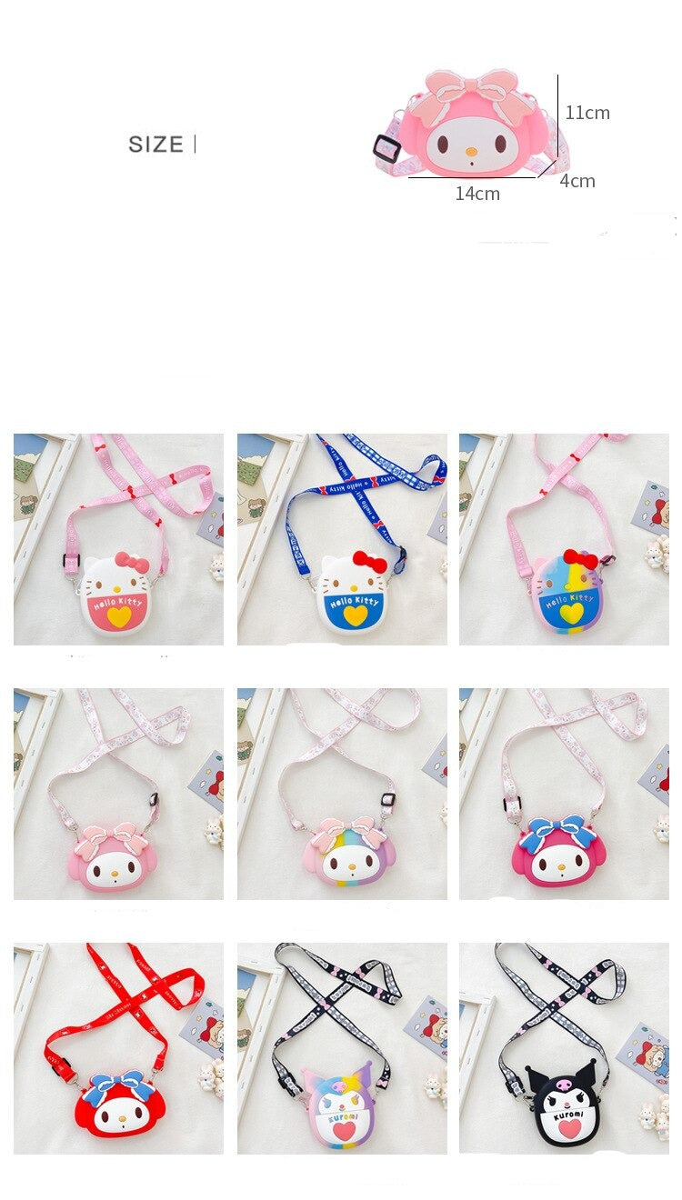 Sanrio silicone messenger bag