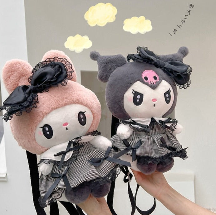 Adorable Kuromi Plush Backpack – Perfect for Fans