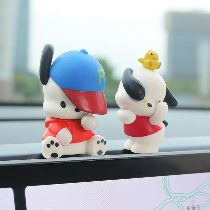 Pochacco Action Figure Car Decoration