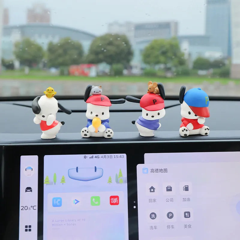 Pochacco Action Figure Car Decoration