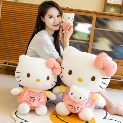 Hello Kitty Mother and Child Plushies