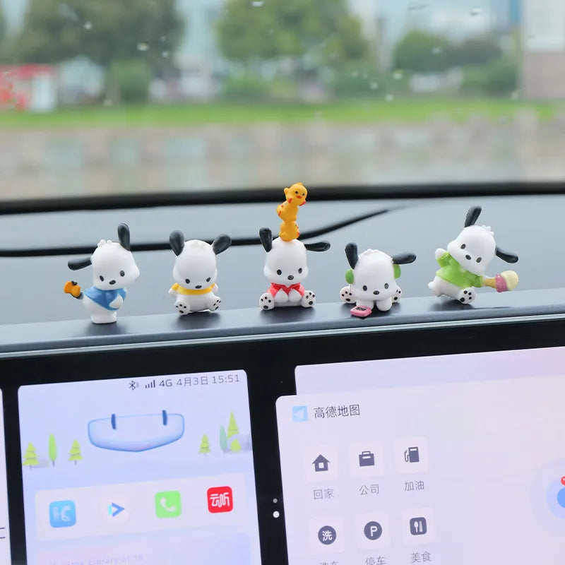 Pochacco Action Figure Car Decoration