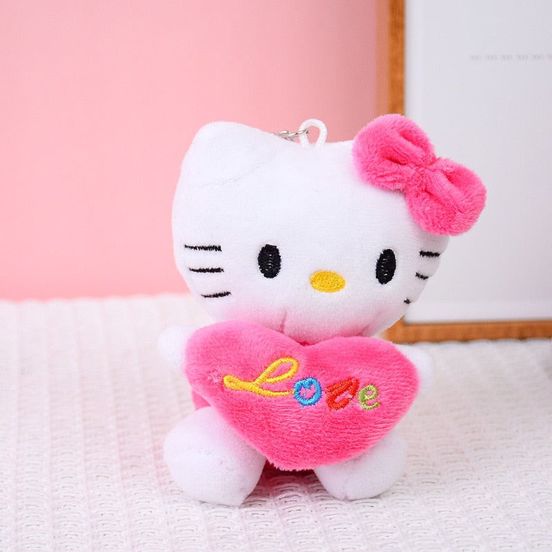 Hello Kitty Colorful Plush Keychain