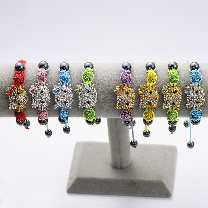 Hello Kitty Sanrio Diamond Beads Bracelet