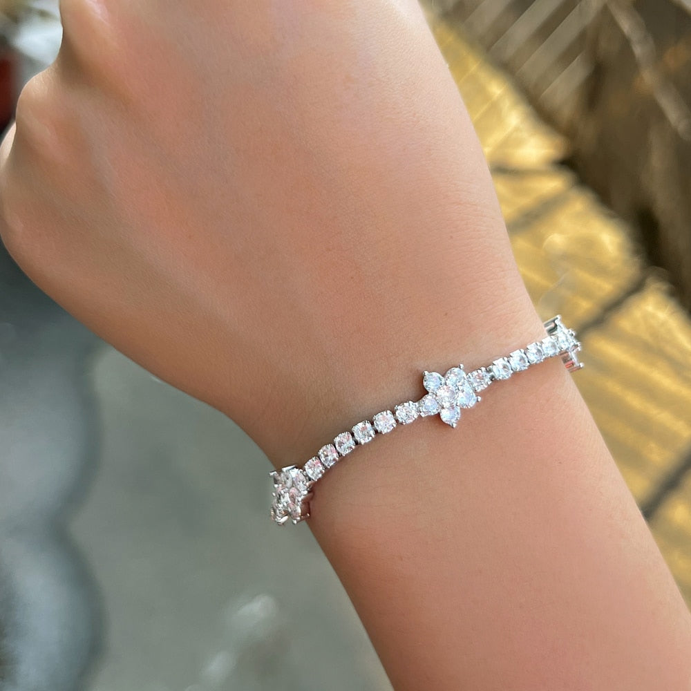 Cubic Zirconia Tennis Bracelet