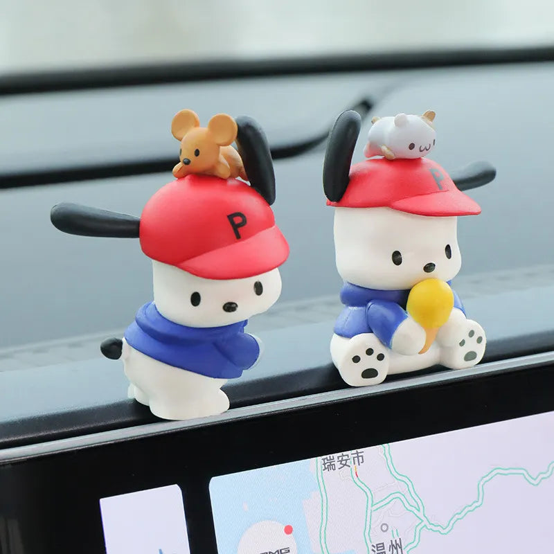 Pochacco Action Figure Car Decoration