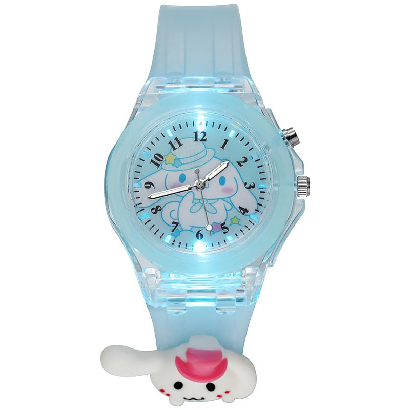 Kawaii Sanrio Luminous Watch | Glowing Kids' Timepiece | Fun & Bright