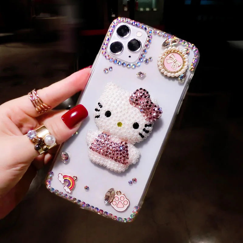 Hello Kitty Bling S22 Samsung Case