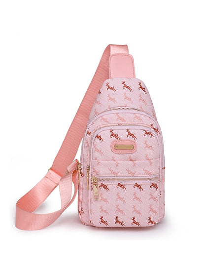 Pink Crossbody Bag