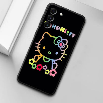 Hello Kitty Galaxy Phone Case | Black | Sleek & Anti-Scratch