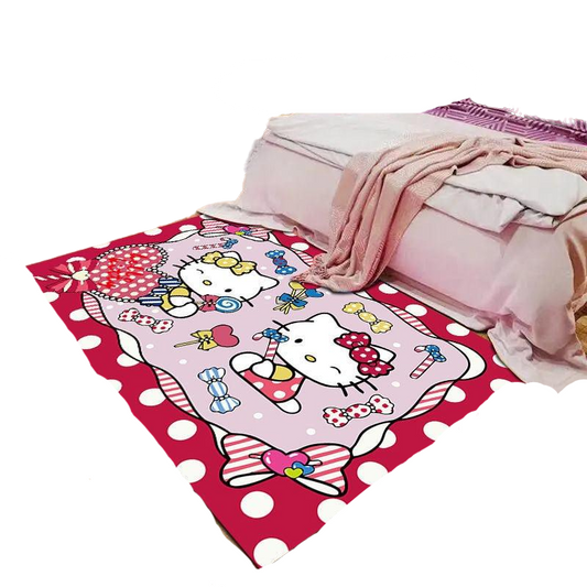 Hello kitty area rug