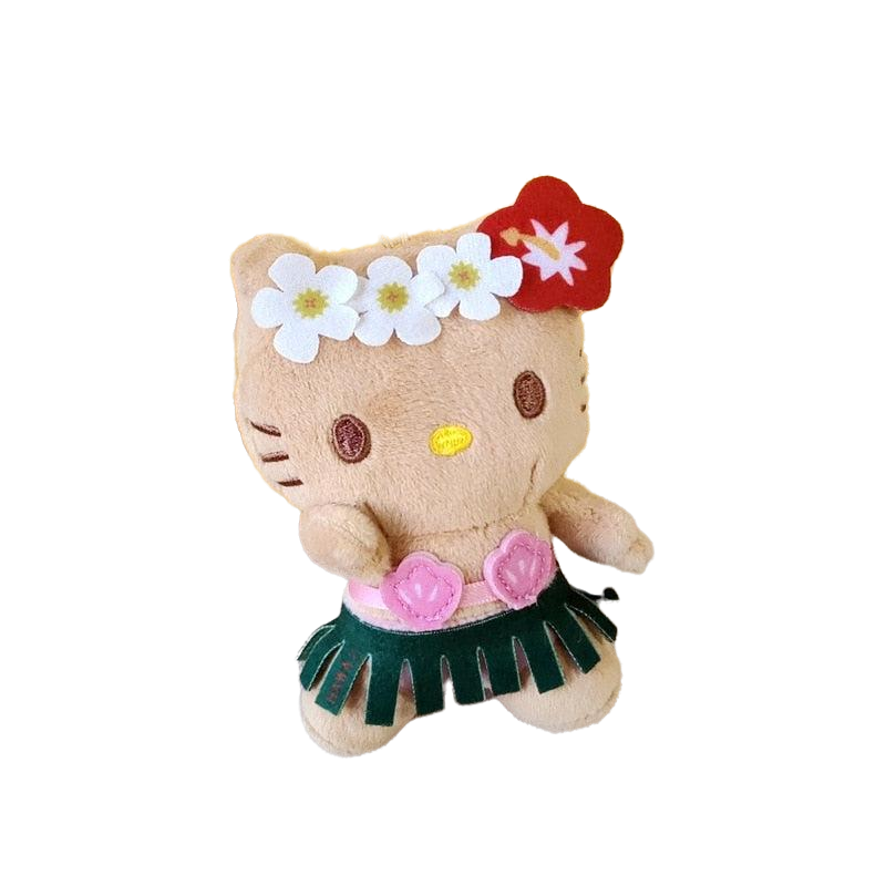 Tanned Hello Kitty Plush Keychain