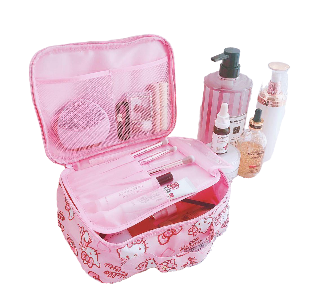 Vintage Hello Kitty Makeup Box Bag - Stylish and Timeless