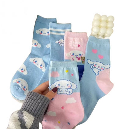 Cinnamoroll Socks | Sanrio Socks | Girls Socks