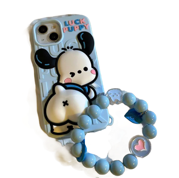 Pochacco iPhone Case With Pendant