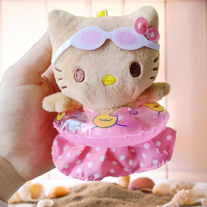 Tanned Hello Kitty Plush Keychain