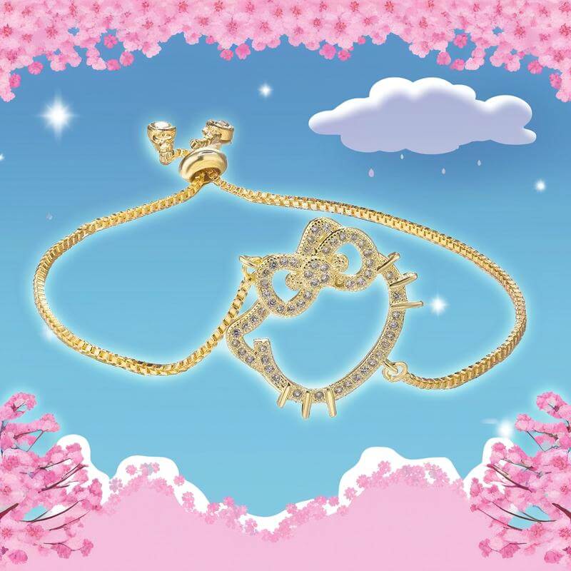 Hello Kitty Bracelet and Necklace