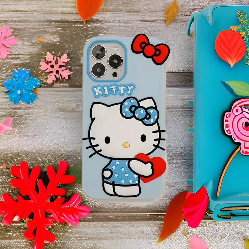 Hello Kitty Silicone Phone Case | iPhone 11 Silicone Case 