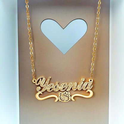 Hello Kitty Custom Name Necklace