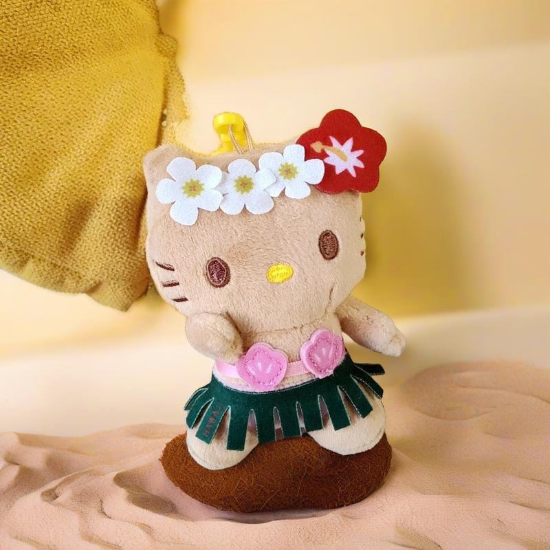 Tanned Hello Kitty Plush Keychain