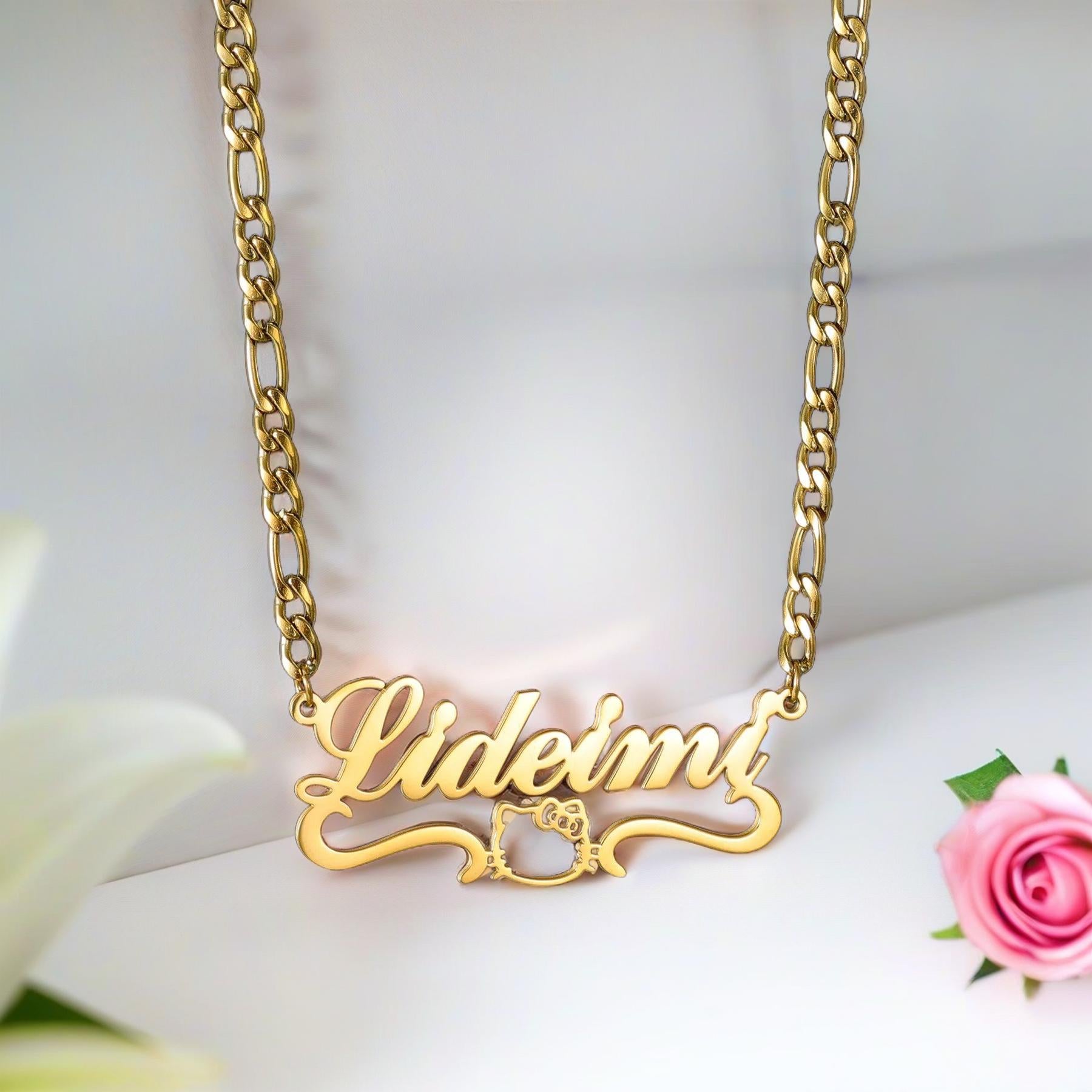 Hello Kitty Custom Name Necklace