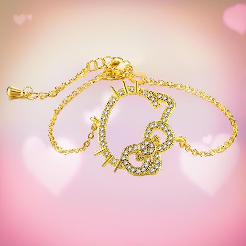 Hello Kitty Bracelet and Necklace