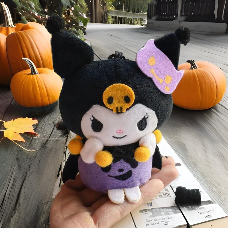 Cute Sanrio Halloween Plush Keychain