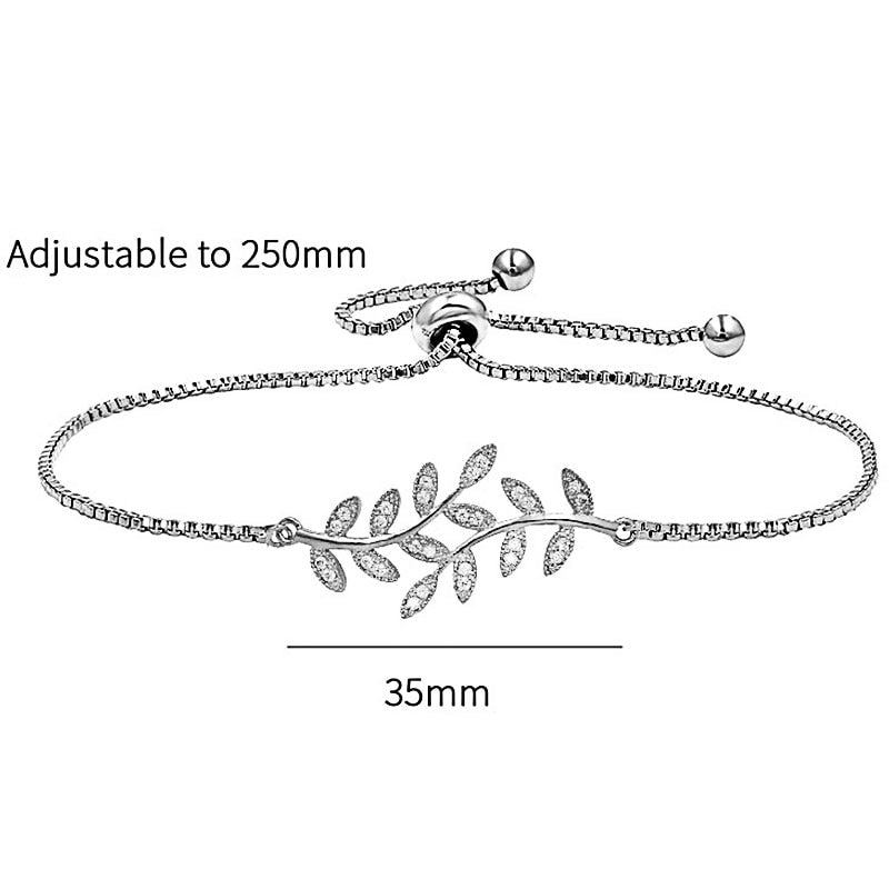 Leaf Bracelet silver