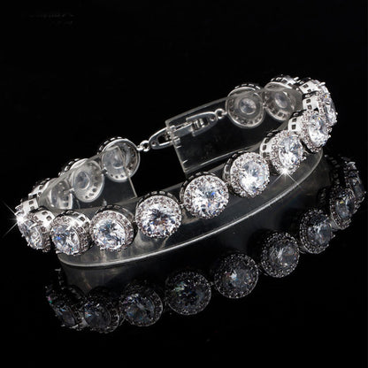 Classic  Zircon Bracelets Silver